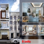 Mẫu thiết kế nhà ống 3 tầng sh nod 0125