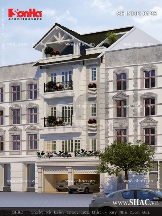 Nhà ống phong cách tân cổ điển sh nod 0126