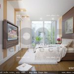Nội thất phòng ngủ nhà phố đẹp sh nod 0128
