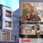 Nhà ống mặt tiền nhỏ nở hậu sh nod 0127