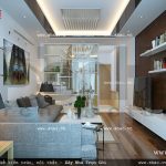 Thiết kế phòng khách nhà ống đẹp sh nod 0125
