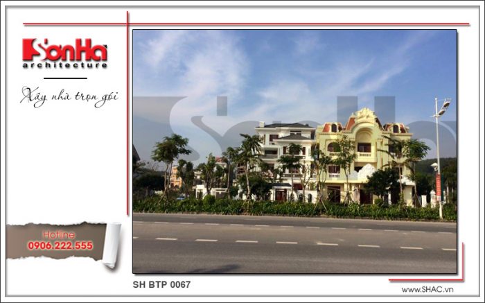 1 Ảnh thực tế thi công kiến trúc biệt thự pháp đẹp tại quảng ninh sh btp 0067