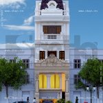 Mẫu nhà phố kiểu pháp đẹp sh nop 0085