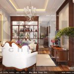 Phòng khách nhà phố đẹp sh nop 0086