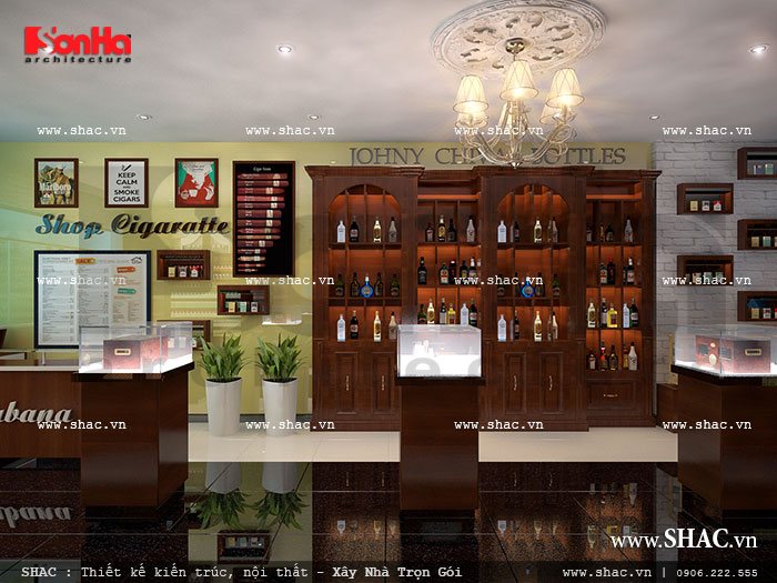 Shop kinh doanh rượu ngoại sang trọng sh sr 0015