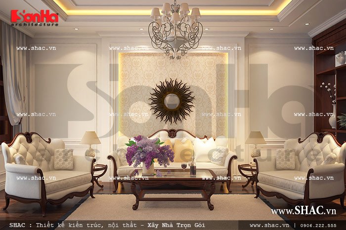 Sofa phòng khách phong cách pháp đẹp sh nop 0086