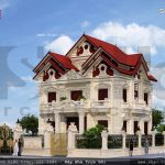 Thiết kế biệt thự kiểu pháp đẹp và sang trọng sh btp 0066