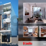 Thiết kế nhà ống 4 tầng hiện đại sh nod 0129