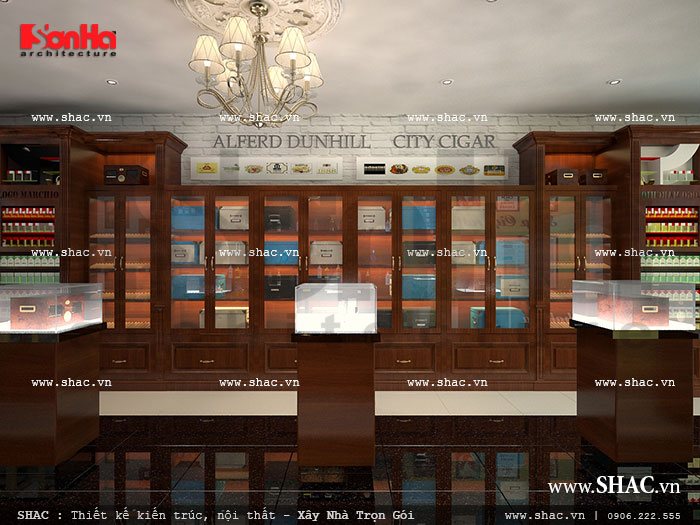 Tủ kệ kinh doanh thuốc lá sh sr 0015