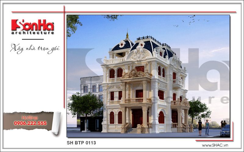 biệt thự 4 tầng tân cổ điển biệt thự 4 tầng tân cổ điển