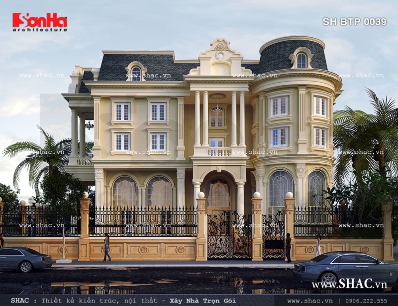 biệt thự 4 tầng tân cổ điển biệt thự 4 tầng tân cổ điển