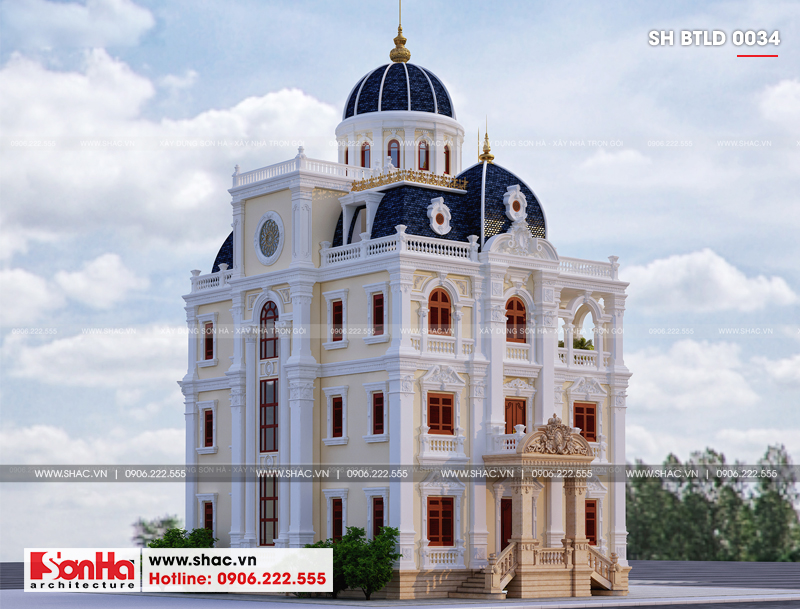 biệt thự 4 tầang tân cổ điển biệt thự 4 tầang tân cổ điển