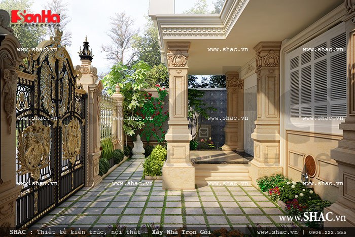 biệt thự 4 tầng tân cổ điển biệt thự 4 tầng tân cổ điển