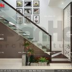 Cầu thang nhà ống đẹp sh nod 0132