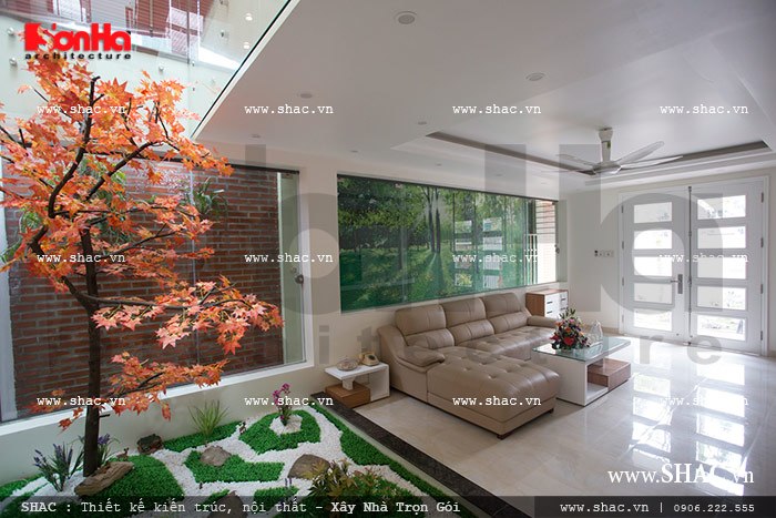 Không gian phòng khách tầng 1 sh btd 0029