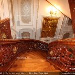 Lan can cầu thang được chạm khắc tinh xảo sh btld 0012