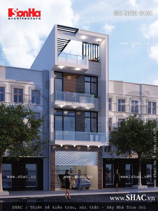 Nhà ống 3 tầng hiện đại sh nod 0131
