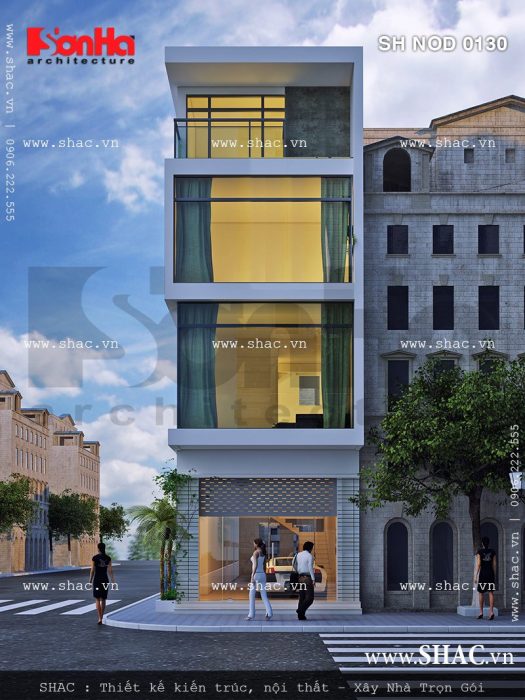 Nhà ống 4 tầng mặt tiền 5m sh nod 0130