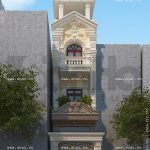 Nhà phố mặt tiền 4m sh nop 0087