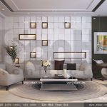Nội thất phòng khách hiện đại và trẻ trung sh nod 0131