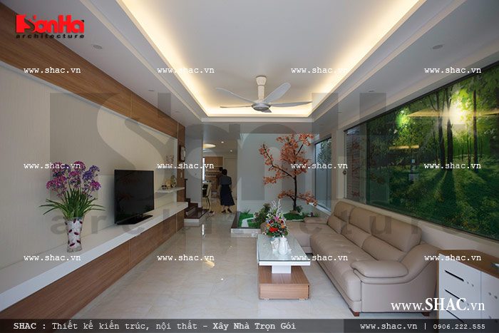 Phòng khách đẹp và sáng sủa sh btd 0029