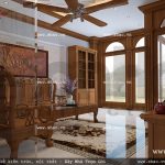 Phòng khách trên tầng lửng sh nop 0088