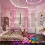 Phòng ngủ cho bé gái được trang trí đẹp sh nop 0089