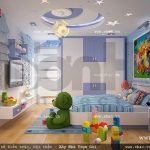 Phòng ngủ ngộ nghĩnh dành cho trẻ nhỏ sh nod 0131