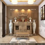 Phòng thờ đơn giản kiểu truyền thống sh nod 0130