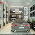 Tầng 1 để xe ô tô sh nod 0132