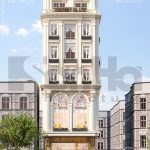 Thiết kế mặt tiền đẹp cho tòa nhà sh vp 0019