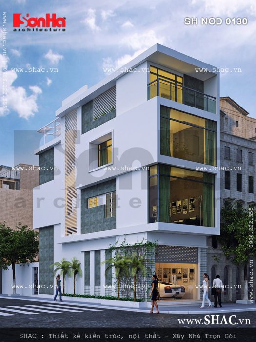 Thiết kế nhà ống hiện đại đẹp sh nod 0130