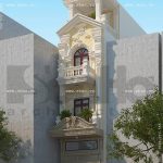 Thiết kế nhà phố diện tích 60m2 mặt bằng sh nop 0087