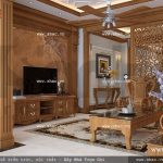 Thiết kế phòng khách nhà phố sang trọng sh nop 0088