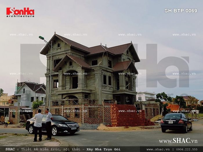 Ảnh thực tế đang thi công của công trình sh btp 0069