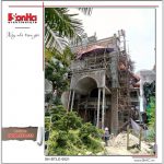 1 Ảnh thực tế thi công biệt thự lâu đài tại hà nội sh btld 0021