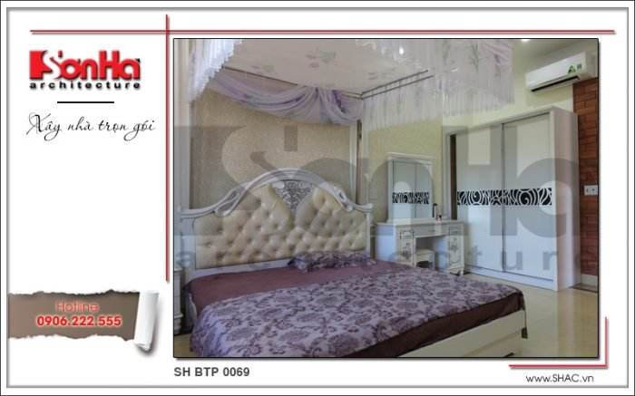 Biệt thự kiến trúc Pháp có thiết kế đẹp và rộng rãi – SH BTP 0069 10