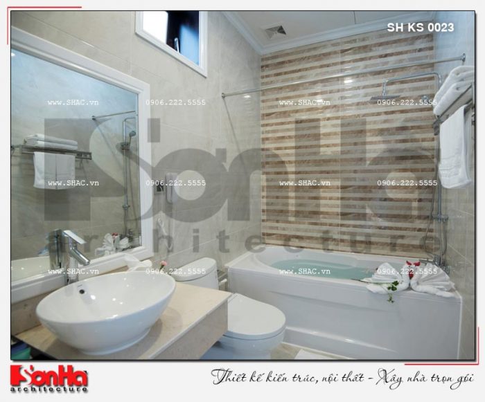 10 Mẫu nội thất phòng tắm căn deluxe city view khách sạn 5 sao tại phú quốc sh ks 0023
