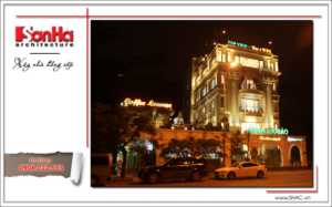 15 Ảnh công trình thực tế kiến trúc nhà hàng cổ điển Pháp tại Quảng Ninh sh bck 0035