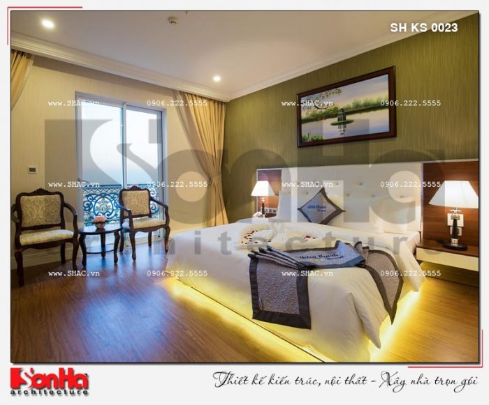 15 Thiết kế nội thất phòng ngủ căn deluxe sea view khách sạn 5 sao tại phú quốc sh ks 0023