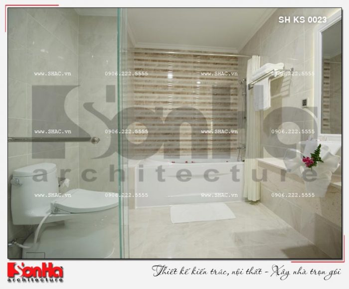 18 Mẫu nội thất phòng tắm căn suite city view khách sạn 5 sao tại phú quốc sh ks 0023