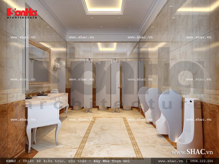 Thiết kế nội thất nhà vệ sinh điển hình khách sạn 5 sao tại Phú Quốc sh ks 0023