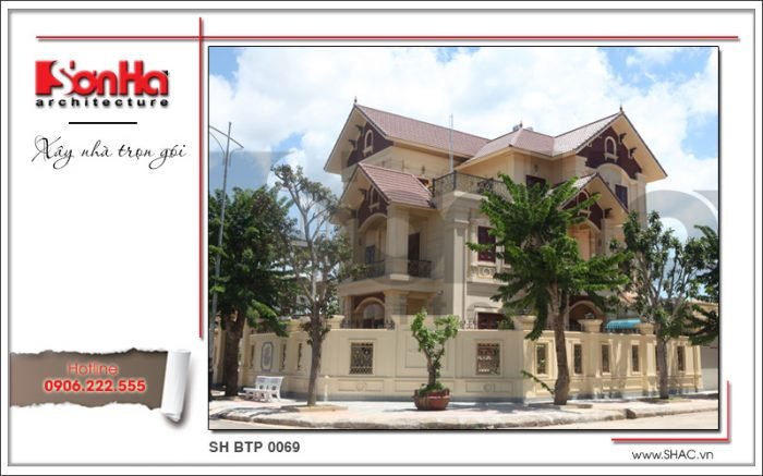 CĐT Nguyễn Phương - Biệt thự cổ điển 3 tầng tại Quảng Bình 2