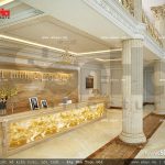 Thiết kế nội thất quầy lễ tân khách sạn 5 sao tại Phú Quốc sh ks 0023