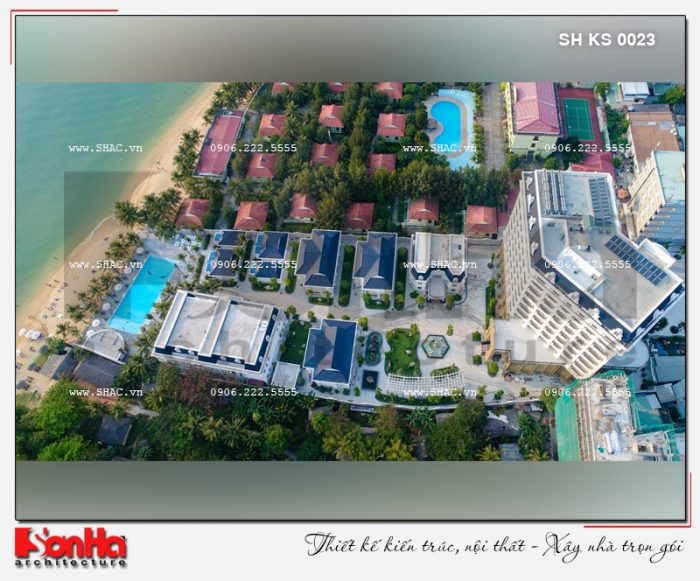 2 Mẫu thiết kế quần thể resort 5 sao đẹp tại phú quốc sh ks 0023