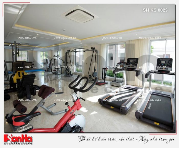 21 Thiết kế nội thất khu gym spa quần thể resort 5 sao tại phú quốc sh ks 0023