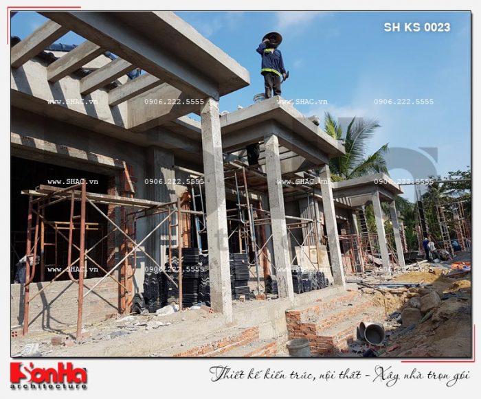 22 Ảnh thực tế thi công bungalow khách sạn 5 sao tại phú quốc sh ks 0023