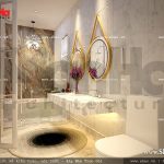 Thiết kế nội thất phòng tắm bungalow khách sạn 5 sao tại Phú Quốc sh ks 0023