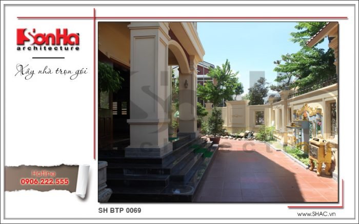 Biệt thự kiến trúc Pháp có thiết kế đẹp và rộng rãi – SH BTP 0069 3