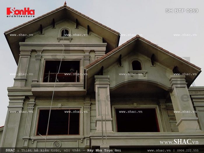 Ảnh thực tế đang thi công của công trình sh btp 0069